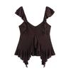 Estilo Europeo y Americano Amazon Aliexpress Más Vendido Moda Tendencia Versátil Sexy Tirantes Decorativos Superpuestos Top