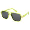 Gafas de Sol para Niños Estilo Unisex Europeo y Americano Lujo Accesible Montura Ovalada Doble Puente Tendencia Gafas de Sol con Protección Solar 131 Rt114