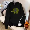 Sudadera Huamian Negra de Cuello Redondo para Mujer, Nuevo Estilo Otoño e Invierno 2026, Top Holgado de Talla Grande con Mangas Largas, Chaqueta de Forro Polar de Invierno