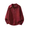 Suéter tejido de invierno para hombre, estilo nuevo, estilo perezoso, corte holgado, para pareja, talla extragrande, con torsión, cuello polo con media cremallera