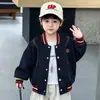 Jaqueta de Primavera para Meninos Estilo Primavera e Outono 2026 Nova Roupa de Primavera para Crianças Jaqueta Infantil Estilosa Jaqueta de Baseball para Bebê Tendência