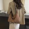 Bolso de Moda de Cara Suave Transfronterizo para Mujer 2024 Nuevo Otoño e Invierno Nicho Bolso Cruzado Bolso de Hombro Bolso de Axila Bolso Tote para Viajes