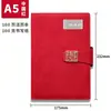 Desmontar cuaderno de hojas sueltas cuaderno a5 logotipo impreso personalizado bloc de notas para estudiantes libro de registro de reuniones de negocios traje de caja de regalo