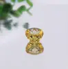 Accesorios Colgantes de Bol de Fortuna Dorado de Cristal, Bol Pequeño Dorado de Cristal que Atrae Riqueza, Cuentas Sueltas, Cadena Colgante, Joyería