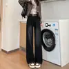 Jeans de Pierna Ancha para Mujer, Novedad Primavera y Otoño 2024, Nueva Calle Alta Americana, Pantalones Rectos Sueltos Caídos para Mujer