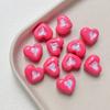 Ins color dopamina circonita cuentas de amor acrílico diy pulsera cadena para teléfono móvil material de accesorios con cuentas