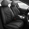 Cojines Personalizados para Asientos de Coche para Todas las Estaciones, Adecuados para Coches de Cinco Plazas, Fundas para Asientos Individuales y Dobles Delanteros, Cojines Completamente Cerrados para Asientos, Fundas de Cuero para Asientos