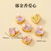 Accesorios de Esmalte Chapados en Oro Joyería Hecha a Mano DIY Colgante Año del Caballo Pulsera Tejida Accesorios para Joyería