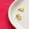 Hebilla de Flor Pequeña Estilo Antiguo Chapada en Cobre Color 18K Conservador de Color, Accesorios para Qipao, Hebilla de Cierre, Hebilla Conector DIY, Accesorios para Joyería