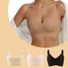 Ropa Interior de Comercio Exterior Europea y Americana, Sujetador sin Aros, Camisola Sexy, Espalda Hermosa, Cuello en V, Push-Up, Atrevido, Alta Elasticidad, Talla Grande, Espalda Descubierta