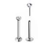 Saco de aço inoxidável 316L broca plug lábio brinco piercing jóias atacado
