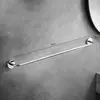 Toallero de Acero Inoxidable de una Barra 304, Barra Colgante para Baño sin Taladro, Estante Extendido para Toallas de Doble Barra Montado en Pared