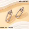 Aretes Colgantes para Mujer de Acero Inoxidable al por Mayor con Chapado en Oro de 18K PVD Son Frescos y Versátiles para el Verano.