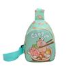 Bolso de pecho japonés para niños y niñas, mini bolso cruzado con estampado de dibujos animados, estilo extranjero, 2025
