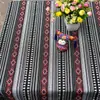 Tecido Tradicional Zhuang Tecido de Brocado Zhuang Estilo Étnico Jacquard Pano Zhuang DIY Roupa Adorno de Cabeça Roupas Toalha de Mesa para Conferência