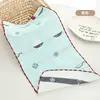 Toalla de Gasa Infantil de Seis Capas 25X50 Algodón Puro Tipo Jacquard para Bebé una Toalla Pequeña Toalla para Babas de Bebé de Guardería
