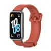 Adecuado para Correa de Reloj Huawei Band 11 10/9/8/7/11Pro Correa de Reloj Universal Pulsera de Silicona Líquida Suave y Amigable con la Piel