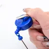 Clipe Rotativo Retrátil Fivela de Puxar Fácil Chaveiro de Contas DIY Fivela Retrátil Crachá de Enfermeira Cartão de Identidade Fivela de Cordão Retrátil de Puxar Fácil