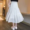 Falda midi de gasa con perlas, estilo de hada, colección de verano 2026, de cintura alta, una sola pieza, disponible para dropshipping, ropa de mujer