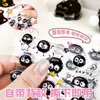 Adesivos Infantis Menina Adesivos de Relevo Estéreo 3D Maçã Gato Preto Desenho Animado Fofo Adesivos Guka Material Divertido para Caderno