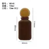 Frasco de Perfume Aveludado 50ml Venda Direta de Fábrica Processamento Em Estoque Frasco de Vidro Transparente Frasco Vazio Frasco Pequeno para Recarga de Perfume