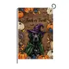 Banderas de Decoración para Jardín de Halloween Estampado Personalizado Calabaza Gato Negro Fantasma Amazon Banderas de Decoración para Patio Exterior