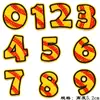 Carimbo de bordado para passar a ferro com cores 0-9 adesivos digitais de tecido acessórios de vestuário outono e inverno adesivos de bordado mais vendidos adesivos de patch DIY
