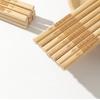 Pauzinhos Estilo Japonês Domésticos Antiderrapantes à Prova de Mofo Bambu e Madeira Pauzinhos Proteção Ambiental Utensílios de Mesa para Restaurante Pauzinhos de Bambu Esculpidos Pacote com 10 Pares