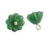Pies de cobre de vidrio cárdigan cheongsam para mujer joyería costura a mano hebilla de color forma de flor abrigo abrigo camisa camisa botón de camisa