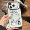 Diseño de cachorro de border collie de dibujos animados, adecuado para funda de teléfono Apple 18 PRO MAX, funda suave iPhone 17 PRO, serie 14, estilo minimalista