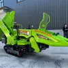 Cosechadora de Maíz Autopropulsada Pequeña Cosechadora de Mazorca Diésel Manual Máquina Integrada para Deshojar y Cosechar Maíz