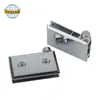 Fabricantes directos acero inoxidable 304 clip para gabinete de vidrio puerta de vitrina gabinete de zapatos gabinete de vino bisagra pequeña accesorios de ferretería para puertas y ventanas