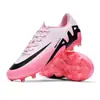 Novos Chuteiras de Futebol para Adultos Transfronteiriças Rosa Masculino e Feminino Jovens Crianças Estudantes Travas Longas Travas AG para Gramado Sintético TF Treinamento Atacado