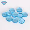 Huagang Gems Placa Triangular Redonda de Fondo Plano #147 Nano Corte Rosa Cara de Anillo Piedra Suelta