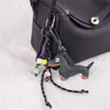 Pingente para Bolsa de Cachorro Dachshund Amarelo Estilo Ins Transfronteiriço, Cordão para Celular, Chaveiro de Carro, Pingente de Cavalo Voador Pequeno, Atacado de Fábrica