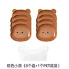 Prato de Ossos CriativoPlaca de Ossos de Urso de Desenho Animado, Prato Pequeno para Comer Ossos, Prato de Lanches, Prato de Sobras, Prato de Jantar