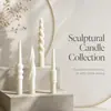 Vela perfumada creativa de espiral de tallo largo transfronteriza, ambiente de alta gama para decoración de bodas y fiestas, regalo navideño, diseño de espiral