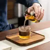 Taza Pequeña de Té de Vidrio de Borosilicato Alto, Taza Maestra, Resistente al Calor, Antiescaldante, Taza Aislada para Beber Té, Taza de Té Kung Fu, Juego de Té, Ceremonia del Té