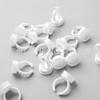Semi-permanente tatuagem anel copo cor copo anel copo descartável silicone copo tatuagem copo sem ferimento agulha 100 pack