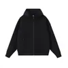 Sudadera con cremallera y mangas raglán de marca moderna, estampado de logotipo personalizado, diseño abierto al frente, adecuada para eventos de empresa y vestimenta de trabajo, chaqueta con capucha hecha a medida