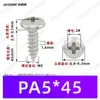 Tornillos Autorroscantes Yb845 de Acero Inoxidable 304 con Cabeza de Pan y Ranura de Cruz Tornillos de Piezas Estándar M5-M6 Tornillos Autorroscantes de Cabeza Redonda