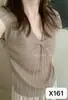 Suéter de Punto para Mujer Estilo Coreano, Giro de Puro Deseo, Cuello en V, Corte Ajustado, Ceñido a la Cintura, Color Sólido de Manga Corta, Ajustado, Inspirado en Diseñador