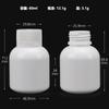 60/100ml HDPE a prueba de fugas de líquido hombro redondo empaque botella pequeña reactivo químico muestra de pesticida botella de plástico vacía