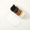 2025 Nueva Cuerda para el Cabello de Alta Elasticidad en Caja para Mujer Atadura de Cabello Elegante Banda de Goma Atadura de Cabello Duradera Diadema para Cola de Caballo Accesorios para la Cabeza