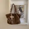 Bolso de Mano Retro Casual para Viajes Diarios de Mujer Otoño 2025 Nuevo de Moda Gran Capacidad Moda Tendencia Bolso de Hombro Bajo el Brazo