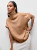 050 Roupas Femininas Europeias e Americanas Outono e Inverno Novo Suéter de Gola Alta da Amazon Suéter Largo Russo Transfronteiriço Estilo Europeu e Americano