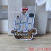 En stock venta al por mayor costura planchado tela insignia caricatura toalla bordado parche de avión insignia de león brazalete