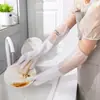Luvas para Lavar Louça na Cozinha, para Mulheres, Espessadas, Forradas com Lã, Impermeáveis, Duráveis, Luvas de Borracha para Lavanderia, Resistentes à Limpeza e ao Desgaste, Fabricante