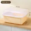 Caja de Almacenamiento para Vajilla de Bebé con Rejilla Escurridora para Biberones Caja de Almacenamiento Herramienta Especial para Alimentos Complementarios de Bebé Gabinete a Prueba de Polvo
