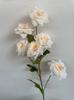 Flor Artificial Rosa 6 Cabezas Hotel Salón de Bodas Diseño Arreglo Floral de Boda Decoración del Hogar Flor Falsa Transfronteriza Flor de Seda